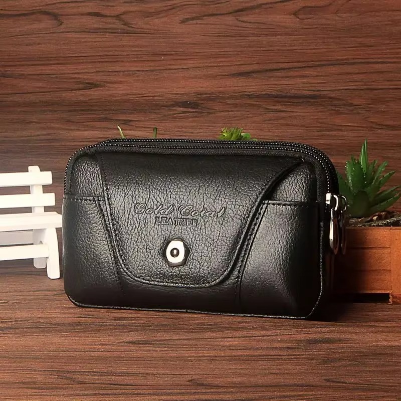 Leather Wallet Men - Men Genuine Leather Cell/Mobile Phone Cigarette