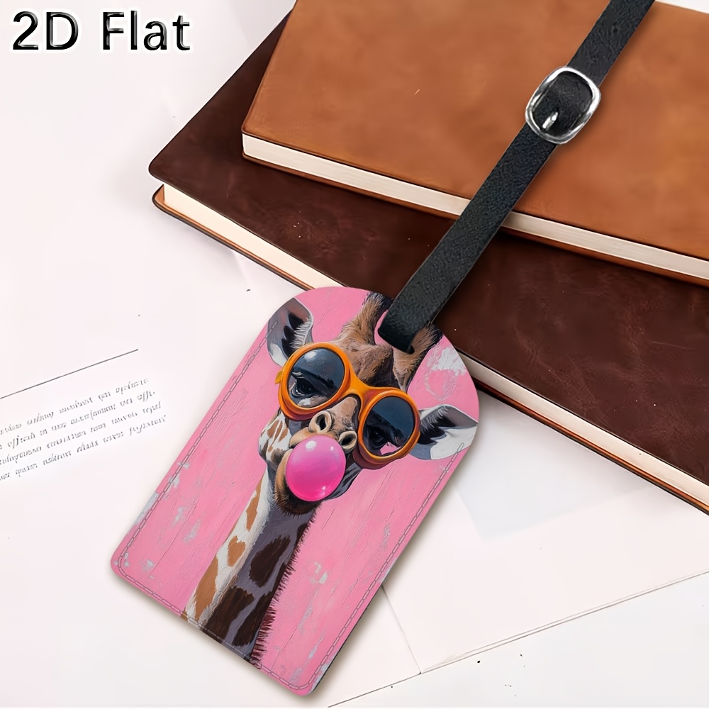 Cute Giraffe Luggage Tag Trave - Travel Luggage Set recension och pris
