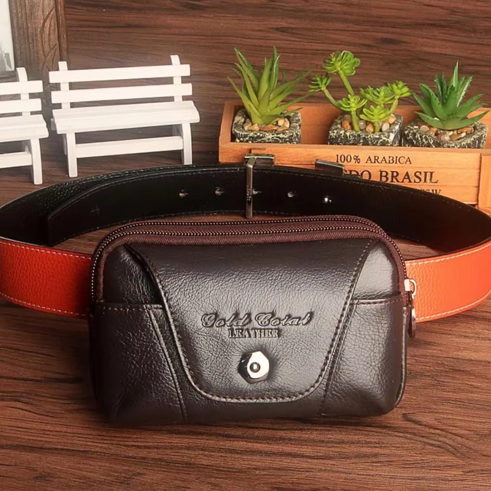 Men Genuine Leather Cell/Mobil - Leather Wallet Men recension och pris