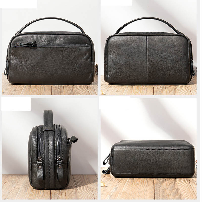 Luufan Men's Clutch Bag Soft G - Leather Wallet Men recension och pris