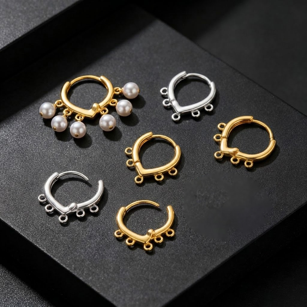 2/4/6Pcs 18K Gold Plated Frenc - Gold Plated Jewelry recension och pris