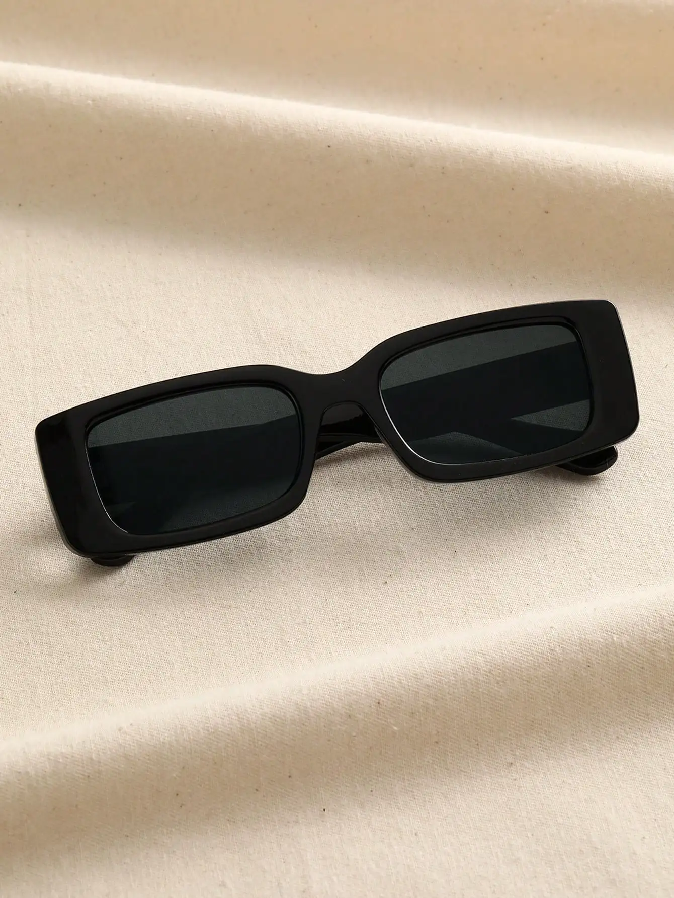 1 PCs Unisex Black Plastic Squ - Sunglasses Uv400 recension och pris