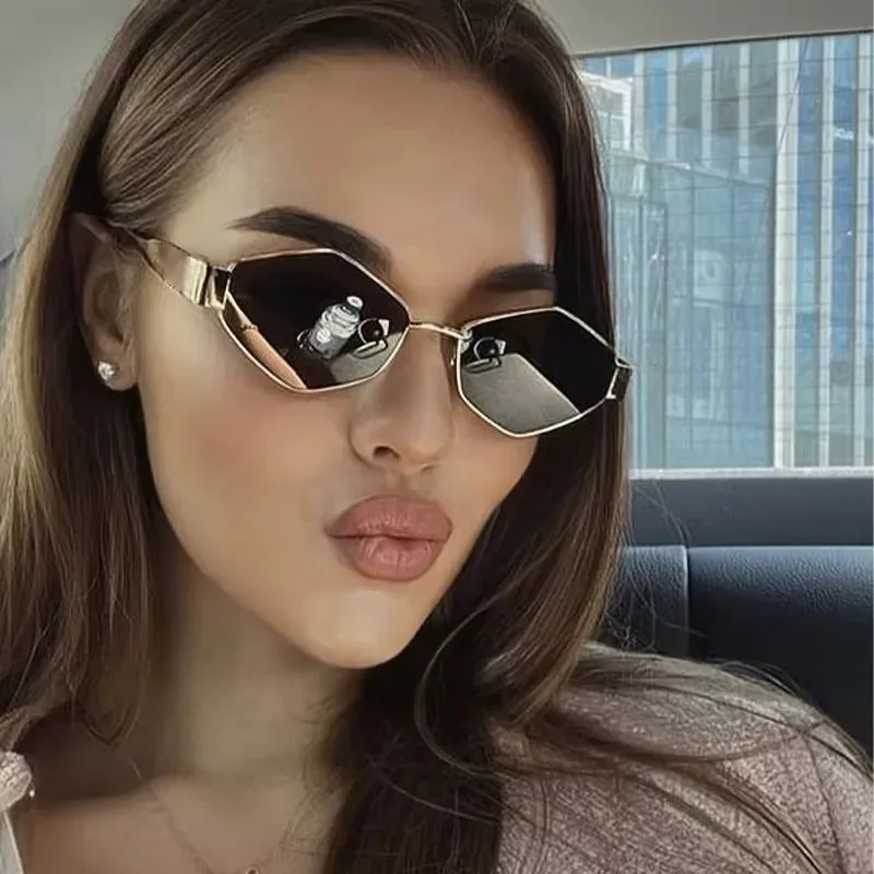 Fashion Polygonal Women Sungla - Designer Sunglasses recension och pris