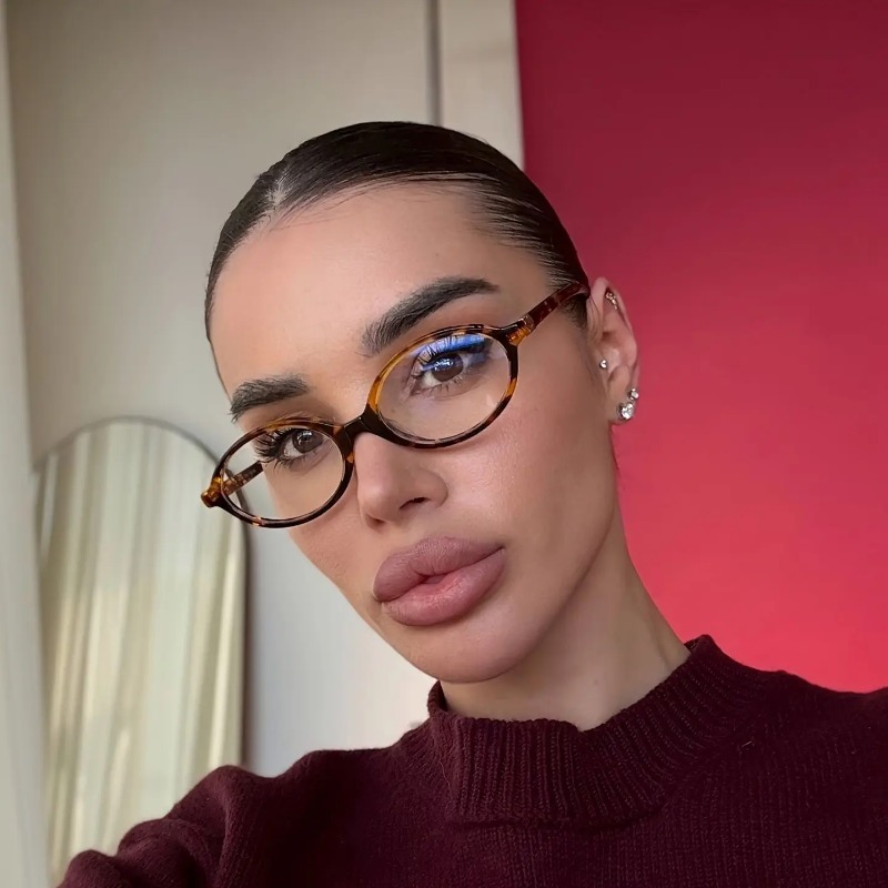 Vintage Oval Sunglasses Women  - Sunglasses Uv400 recension och pris